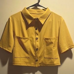 Crop Top & Pleated Skirt Set